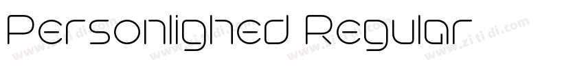Personlighed Regular字体转换 Personlighed Regular字体转换